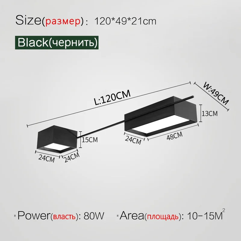 DecorBites™ LED Ceiling Lights Minimalist Modern Living Room Dining Bedroom Lamps