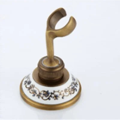 DecorBites™ Antique Brass Shower Faucet Set with Rain Head, Hand Shower, Hose & Valve
