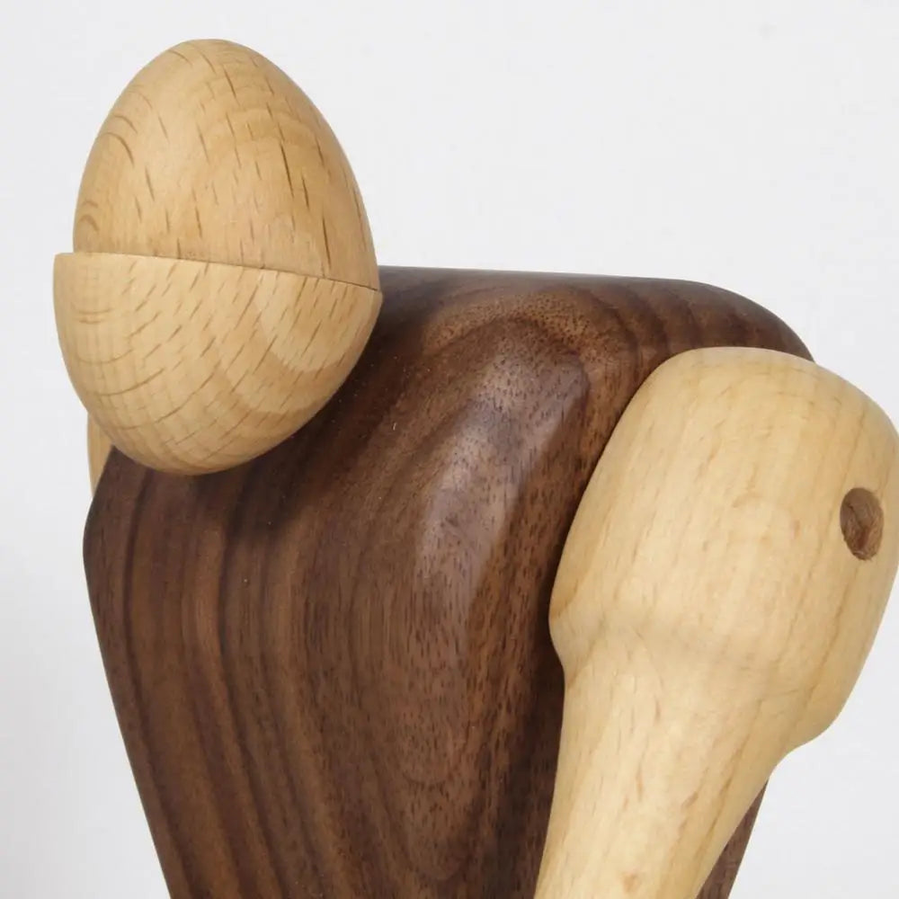 DecorBites™ Black Walnut Wood Carving Figurines Nordic Style Room Decor Crafts & Gifts