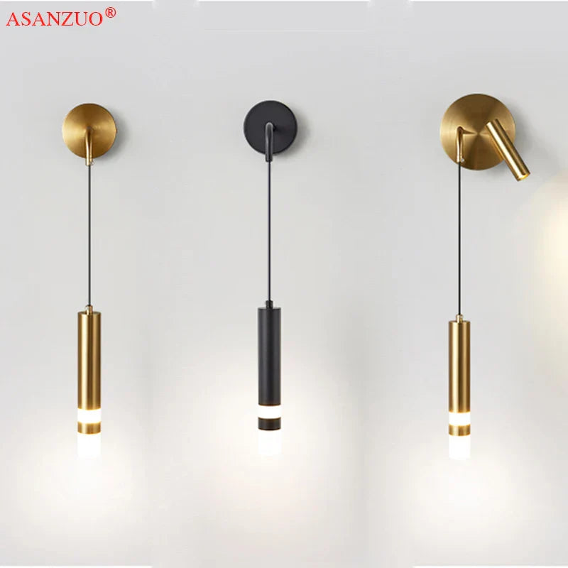 DecorBites™ LED Wall Lamps - Modern Bedside & Reading Light for Bedroom, Study, Stairway