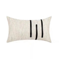 DecorBites™ Black Stripe Jaquard Cushion Cover for Home Decoration 45x45cm/30x50cm