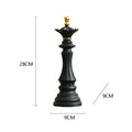 DecorBites™ Chess Pieces Figurines: The Queen's Gambit Decor for Home & Office