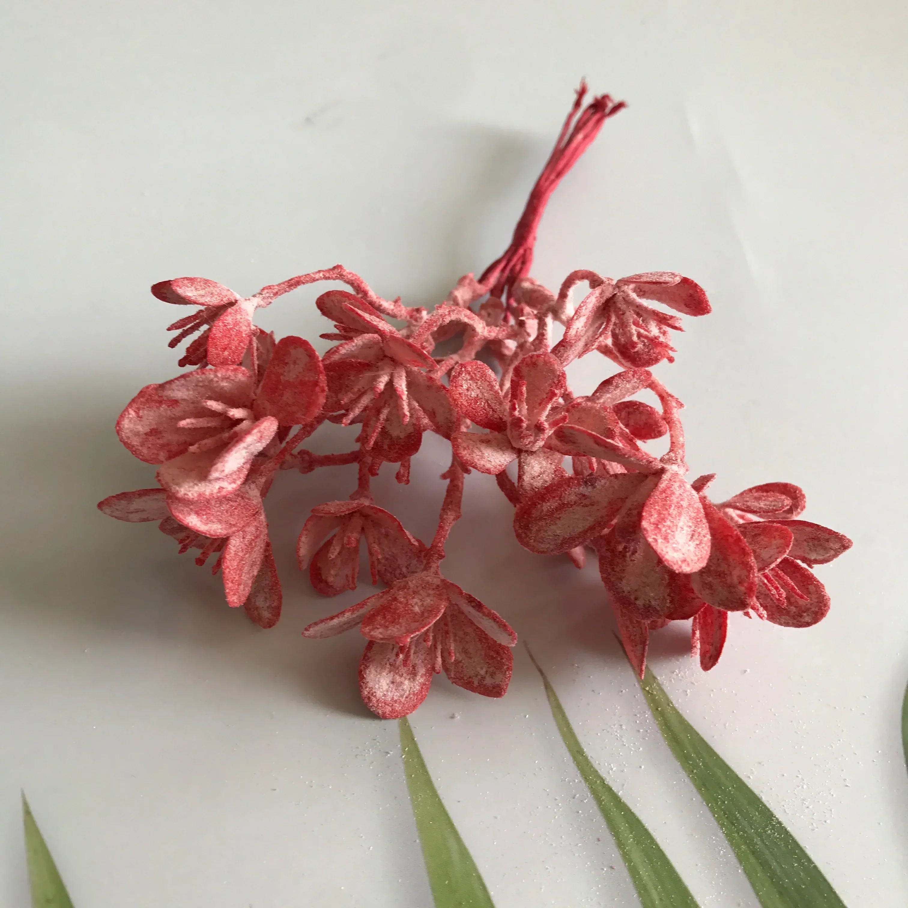 DecorBites™ Artificial Plants Green Grass Fake Twigs Leaves Wedding Home Decor