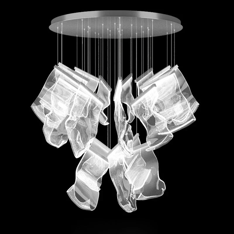 DecorBites™ Black Love Chandelier Lighting for Dinning Room