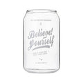 DecorBites™ Can Shape Beer Glass Cup 574ml - Borosilicate Glass Drinkware