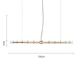 DecorBites™ Glass Chandelier: Nordic Minimalist Dining Room & Office Decoration Lamps