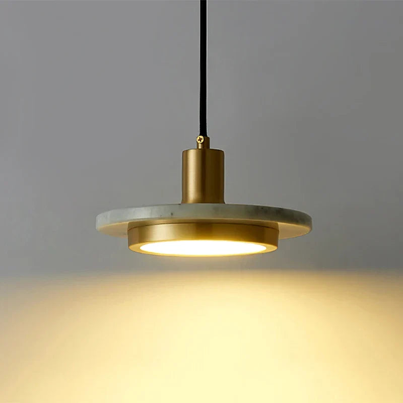 DecorBites™ LED Marble Pendant Lights: Luxury Home Decor Chandelier for Dining Table and Bedroom