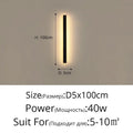 DecorBites™ LED Porch Lights | Modern Outdoor Black Lamps for Living Room & Bedroom