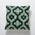 DecorBites™ Blue Tufted Geometric Boho Style Cushion Cover 45x45cm for Home Decor