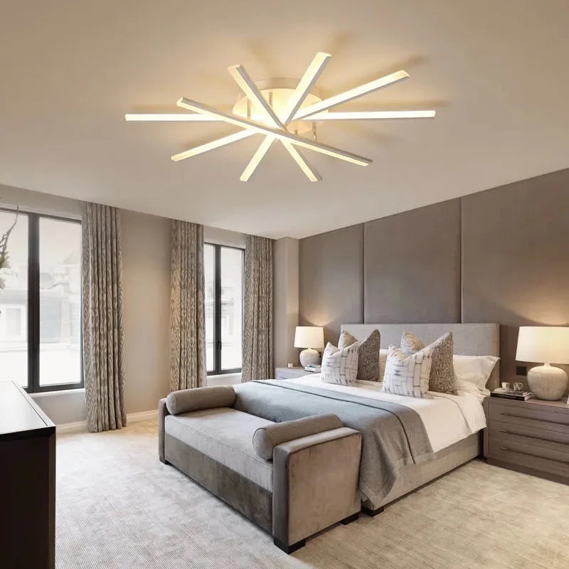 DecorBites™ LED Ceiling Chandelier Indoor Lighting Living Room Bedroom Hall Aisle Lustre Fixture