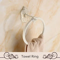 DecorBites™ Aluminum Bath Hardware Set: Shelf, Towel Rack, Paper Holder, Brush Holder, Hooks
