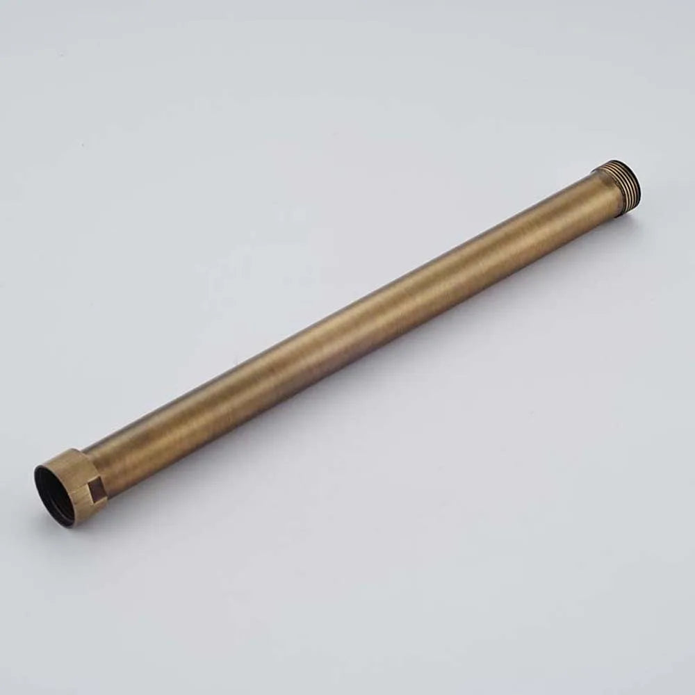 DecorBites™ Brass Black Bathroom Faucet 30cm Extension Tube for Heightening