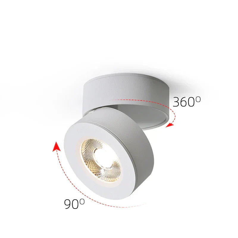 DecorBites™ LED Adjustable Angle Spotlight Ceiling Lights for Background Wall and Aisle
