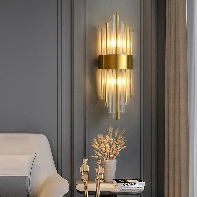 DecorBites™ Crystal LED Wall Sconce Light for Bedroom and Corridor