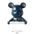 DecorBites™ Bear Resin Paper Towel Holder: Nordic Animal Hanging Tissue Box Rack for Modern Wall Decor