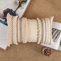DecorBites™ Bohemian Cotton Cushion Cover 30x50cm/45x45cm Beige for Home Decor Sofa Bed