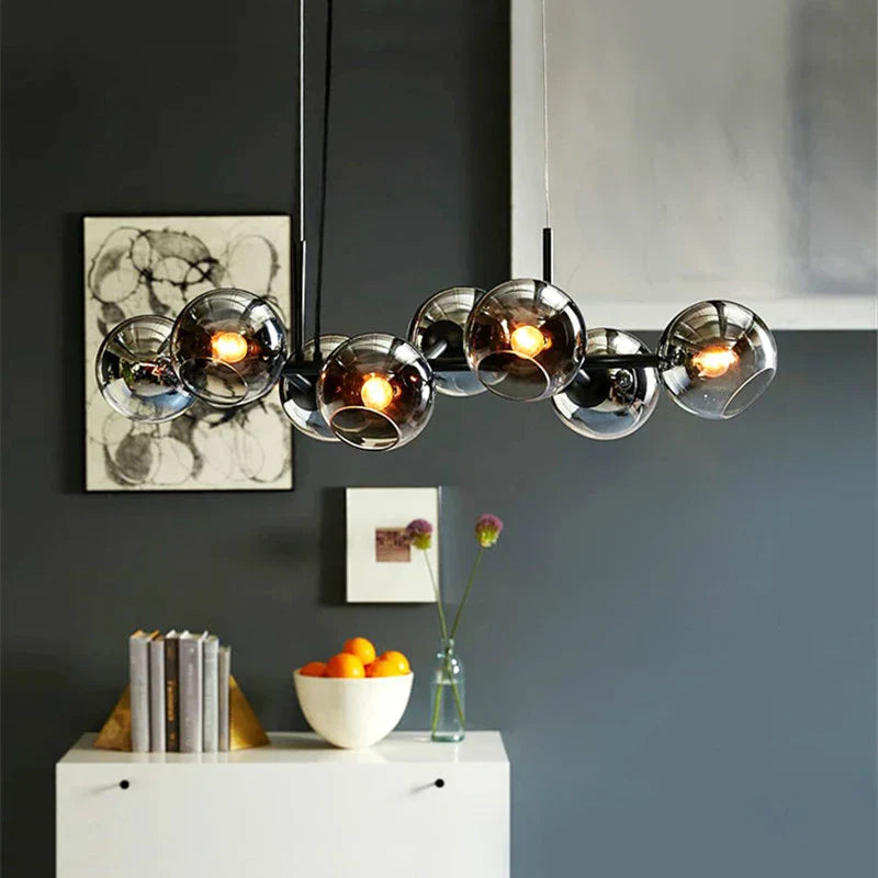 DecorBites™ Glass Ball Pendant Lights for Living Bedroom Kitchen Decor