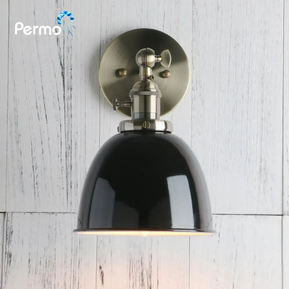 DecorBites™ Industrial Black Wall Sconce 6.5'' Modern Stair Light Fixtures