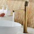 DecorBites™ Antique Bronze Basin Faucet Hot & Cold Deck Mounted Brass Mixer Tap