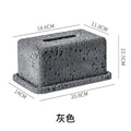 DecorBites™ Cement Tissue Box Rack | Modern Kitchen & Restaurant Decor
