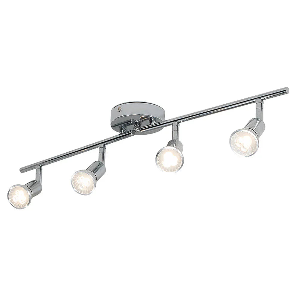 DecorBites™ 6 Head LED Ceiling Light GU10 Adjustable Angle Spot Lamp for Living Room Bedroom