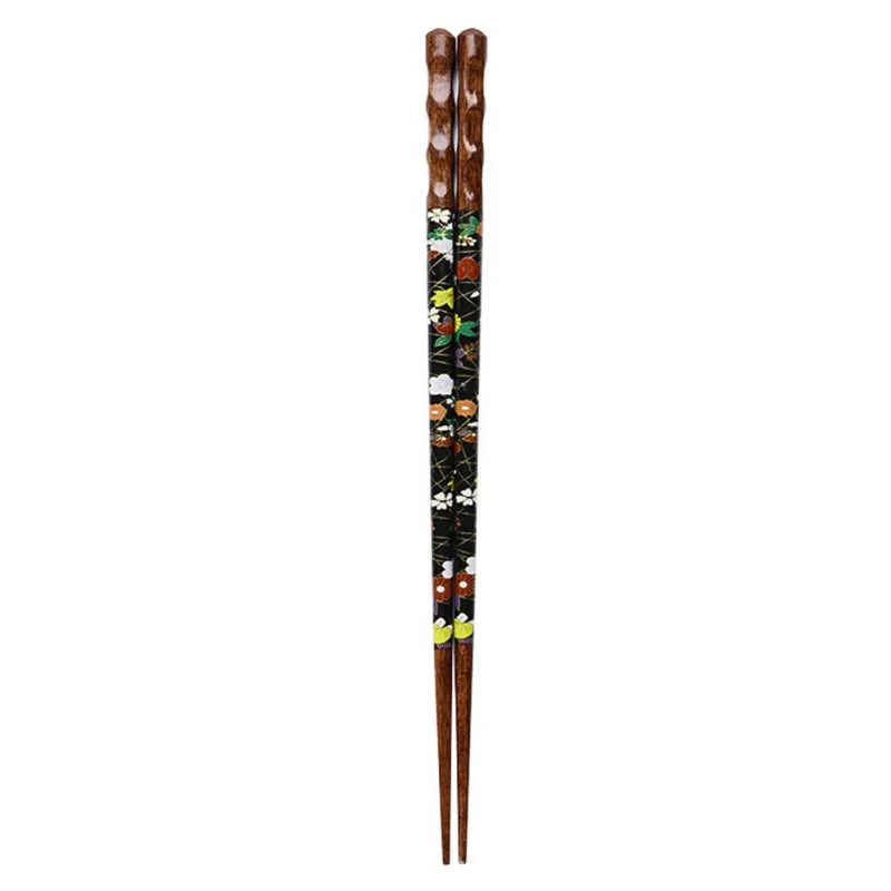 DecorBites™ Bamboo Wood Chopsticks for Sushi and Food Eating