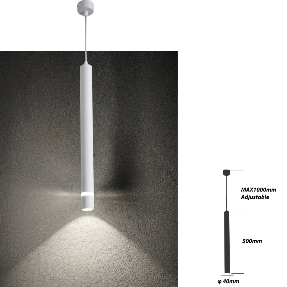 DecorBites™ Cylinder Pipe Pendant Light for Kitchen Island Dining Room Shop Bar Decoration