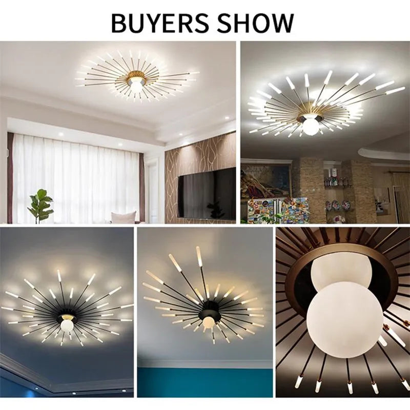 DecorBites™ LED Chandelier for Modern Living Kids Room Bedroom Hall Lighting Decor