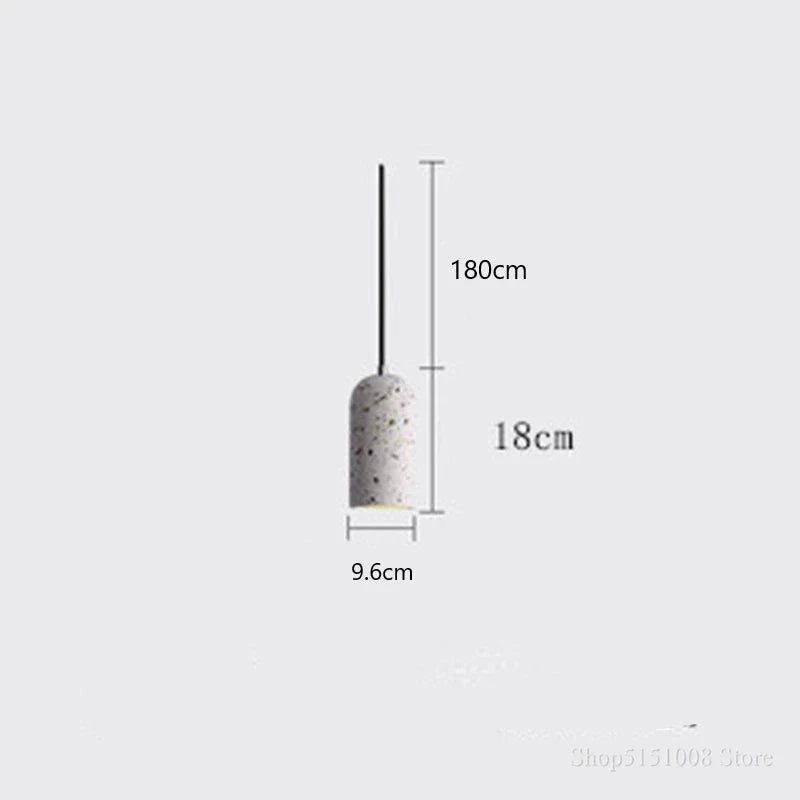 DecorBites™ Cement Pendant Lights - LED Industrial Decor for Kitchen Dining Room Bar