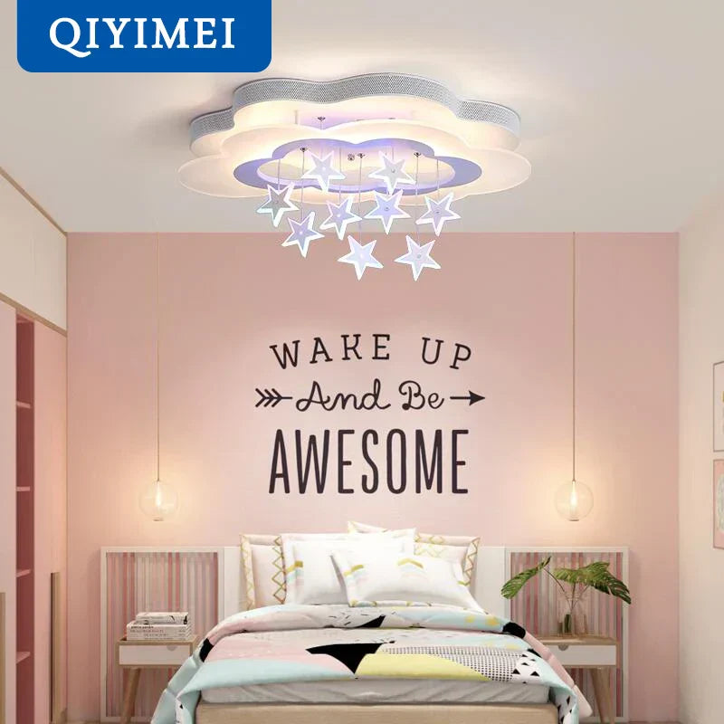 DecorBites™ Cartoon Bat LED Ceiling Light for Child Bedroom and Study Room