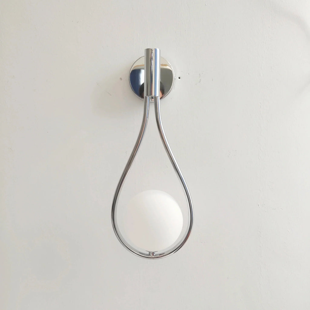 DecorBites™ Brass Wall Sconce Glass Ball Modern LED Lighting
