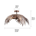 DecorBites™ Bronze Coconut Tree Pendant Lamp with Adjustable LED Lights for Home and Hospitality