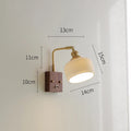 DecorBites™ Ceramic Ball LED Wall Light with Pull Chain Switch for Living Room