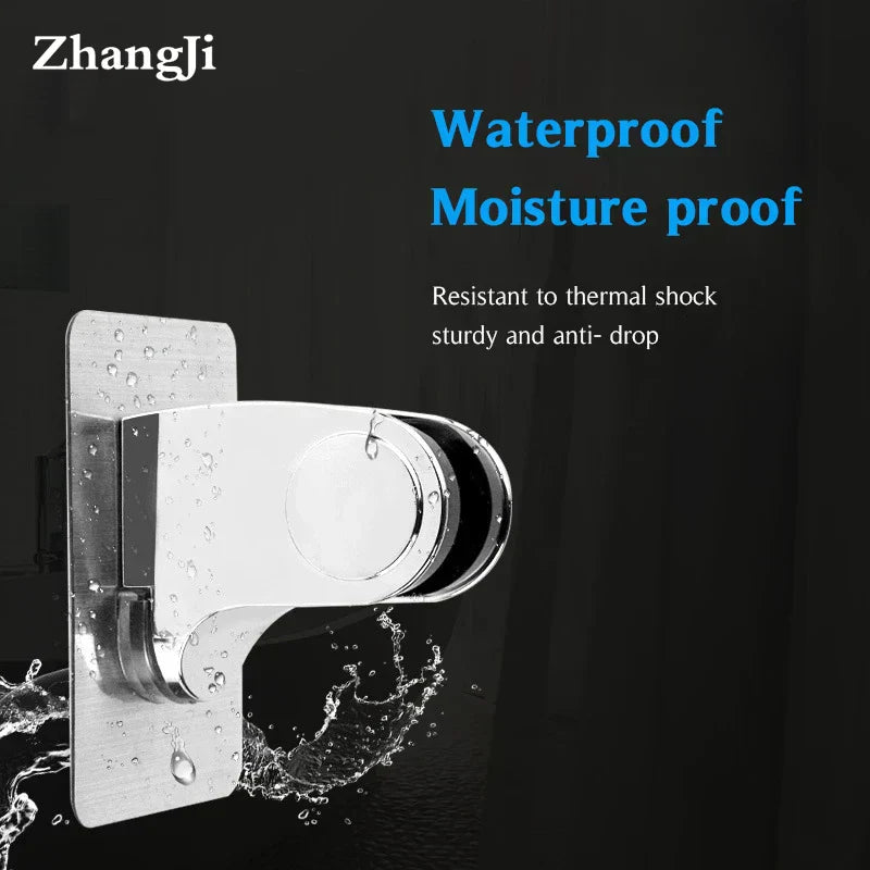 DecorBites™ Adjustable Self-Adhesive Shower Holder - Durable Bathroom Accessories