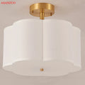 DecorBites™ Copper Acrylic Ceiling Lights Modern Living Room Decor Bedroom Lamps