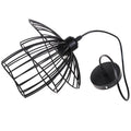 DecorBites™ Black Iron Cage Pendant Light for Kitchen Living Room Shop