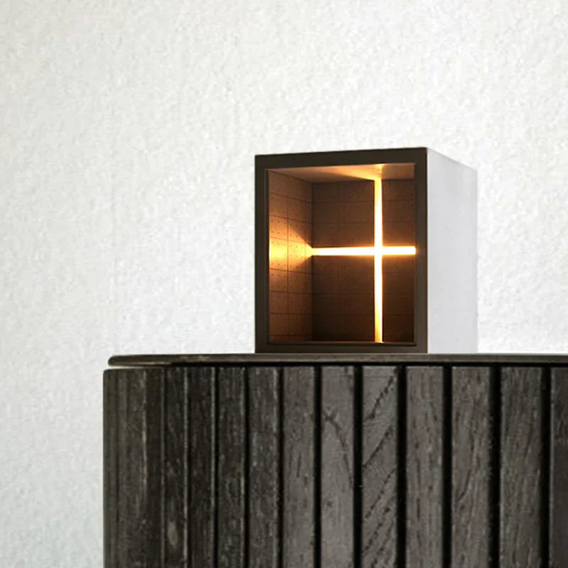 DecorBites™ Concrete Church Table Lamp | Classic Architectural Night Light | Retro Decor Fixture