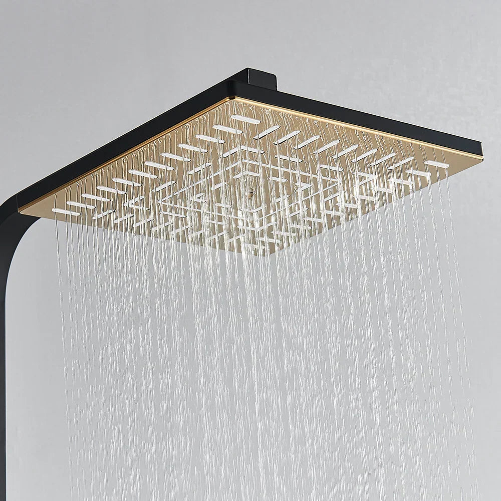 DecorBites™ Black Gold Bidet Shower Faucet Set with Hand Shower Mixer Tap