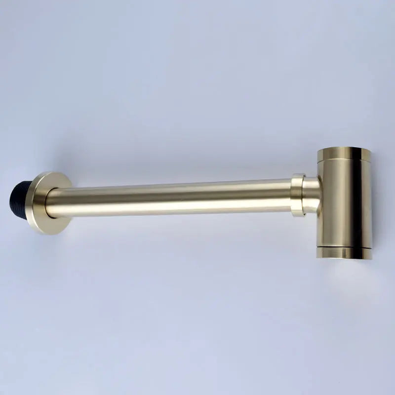 DecorBites™ Antique Brass Pop Up Drain Kit with P-Trap Pipe for Bathroom Sink.
