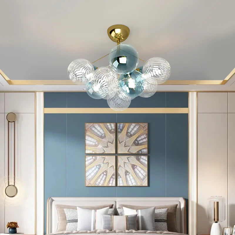 DecorBites™ Cartoon Bubble Ball Chandelier for Kids' Room, Restaurant, Study - Modern & Creative