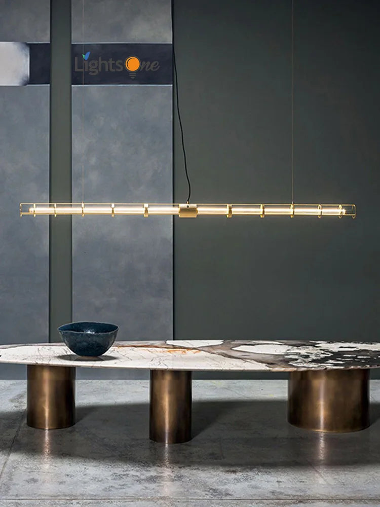 DecorBites™ Glass Chandelier: Nordic Minimalist Dining Room & Office Decoration Lamps