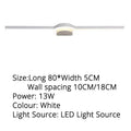 DecorBites™ LED Mirror Wall Sconces for Bathroom Dressing Table, Kitchen - 80cm, 60cm, 40cm