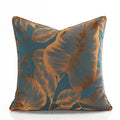 DecorBites™ Banana Tree Leaves Jacquard Cushion Cover 50x50cm