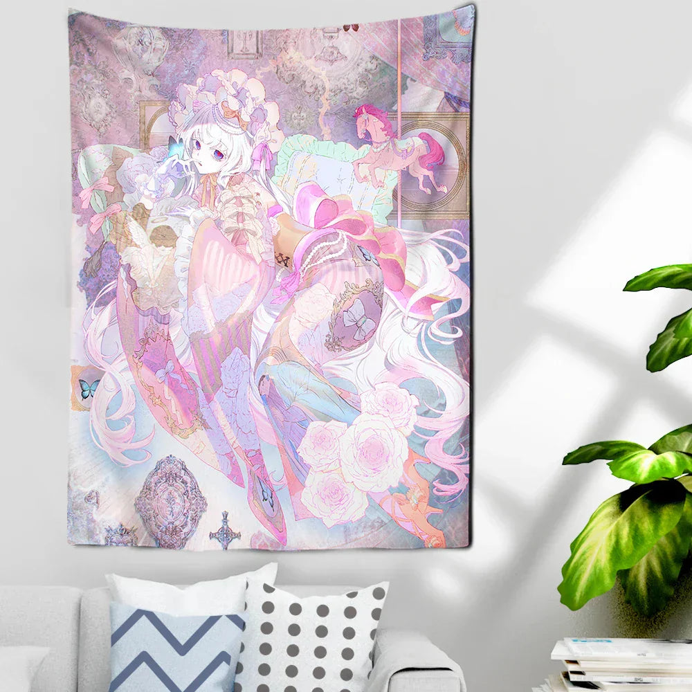 DecorBites™ Japanese Animation Mandala Carpet Wall Hanging