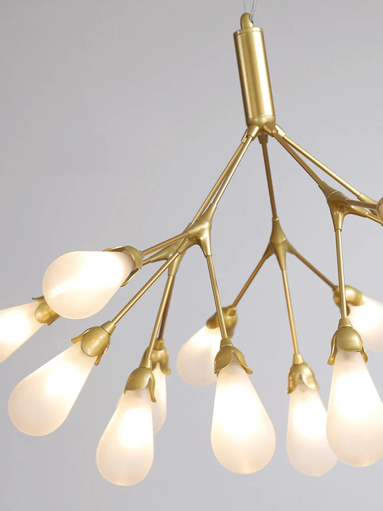 DecorBites™ Elegant Firefly Chandelier - Luxury Nordic Bedroom & Restaurant Lighting