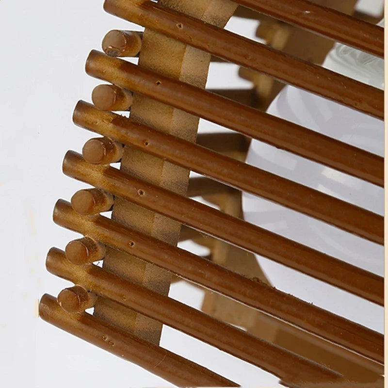 DecorBites™ Bamboo Wall Sconce Light for Aisle Corridor Hotel Restaurant Cafe