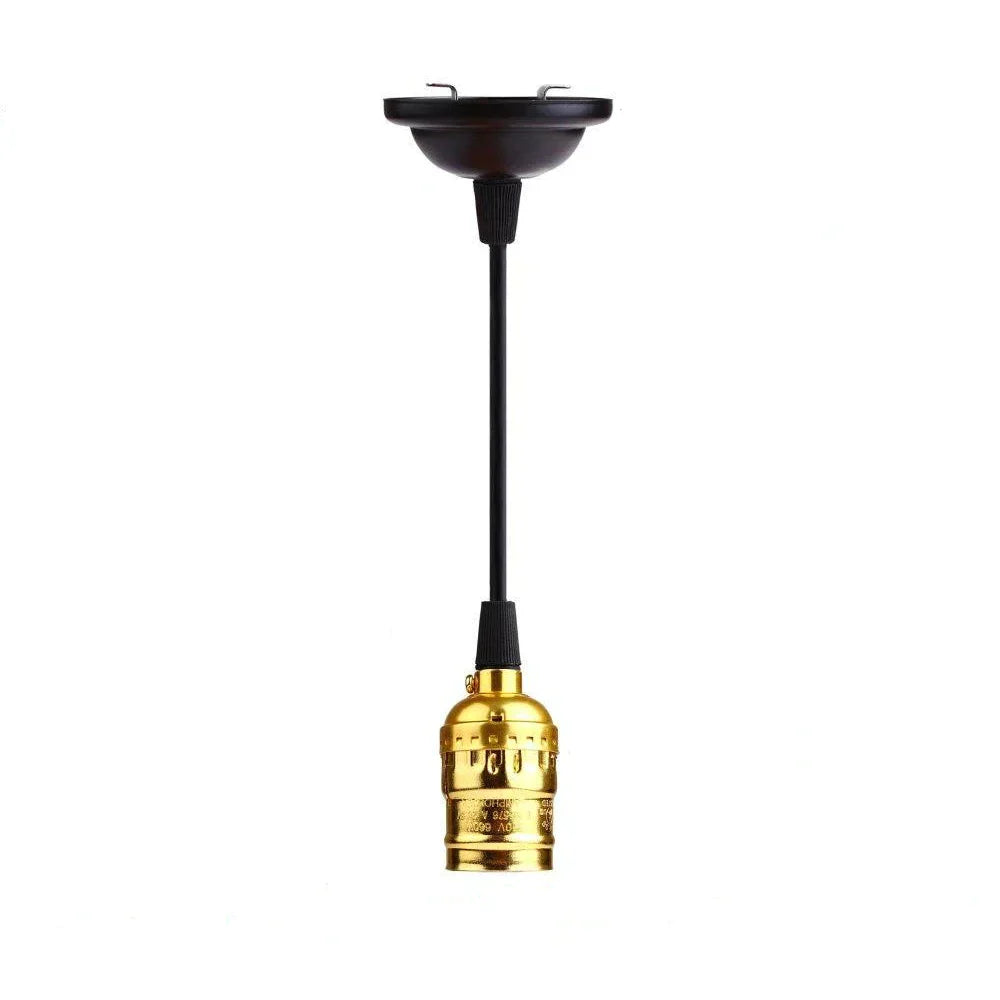 DecorBites™ Aluminum E27 Lamp Holder Pendant Light in 4 Colors
