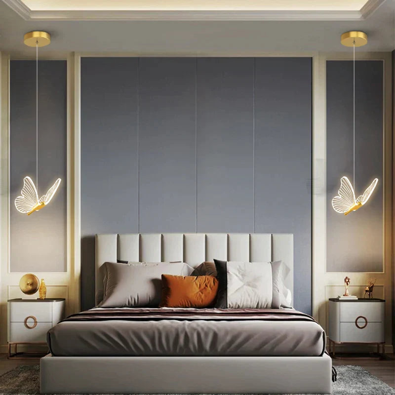 DecorBites™ Butterfly Pendant Lamp: Stylish Suspension Hanging Light for Bedroom, Living Room, Bar