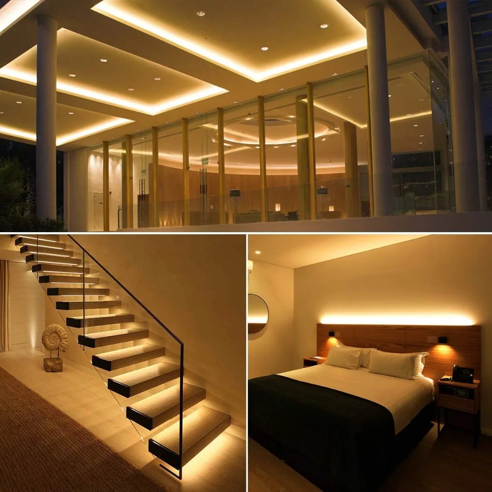 DecorBites™ LED Strip Light SMD2835 50cm-5M Flexible Ribbon Tape White/Warm White