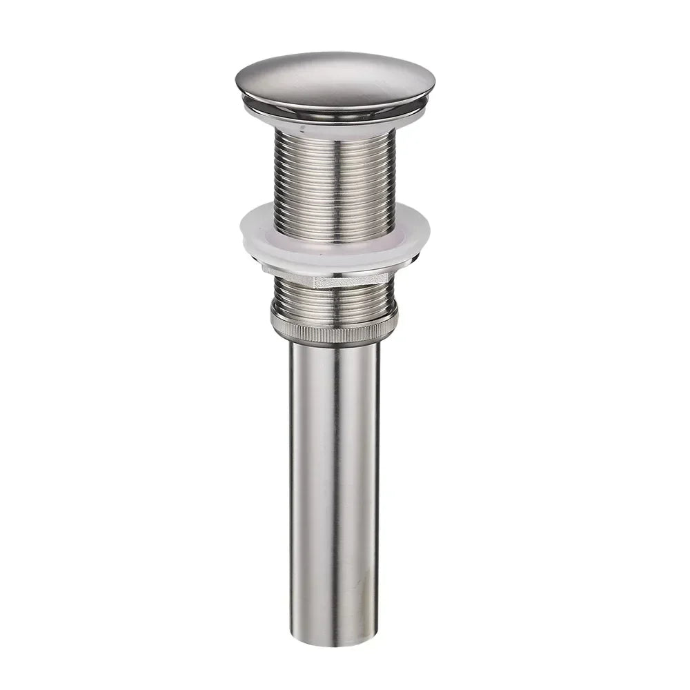 DecorBites™ Brass Black Vessel Sink Pop Up Drain Stopper With Overflow – HJ-0618H